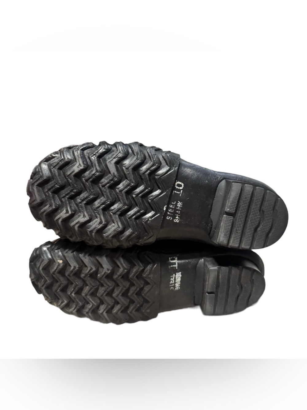 LaCrosse De Icer Boots Black Leather Steel Toe Duck Lace Up Insulated Size 10 - Picture 4 of 7